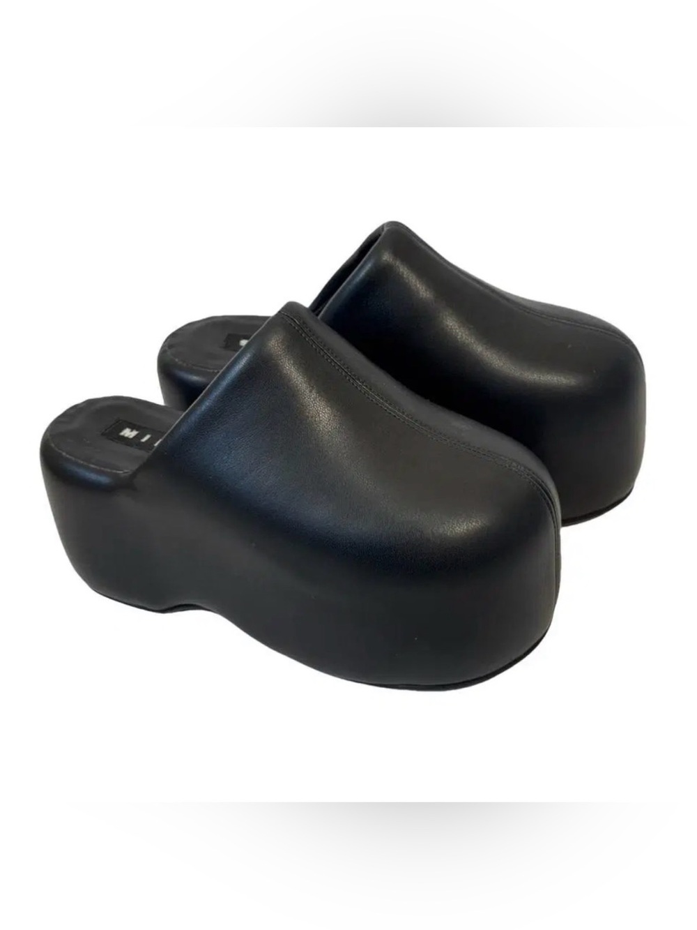 Simon Miller Black Platform Clogs Mules